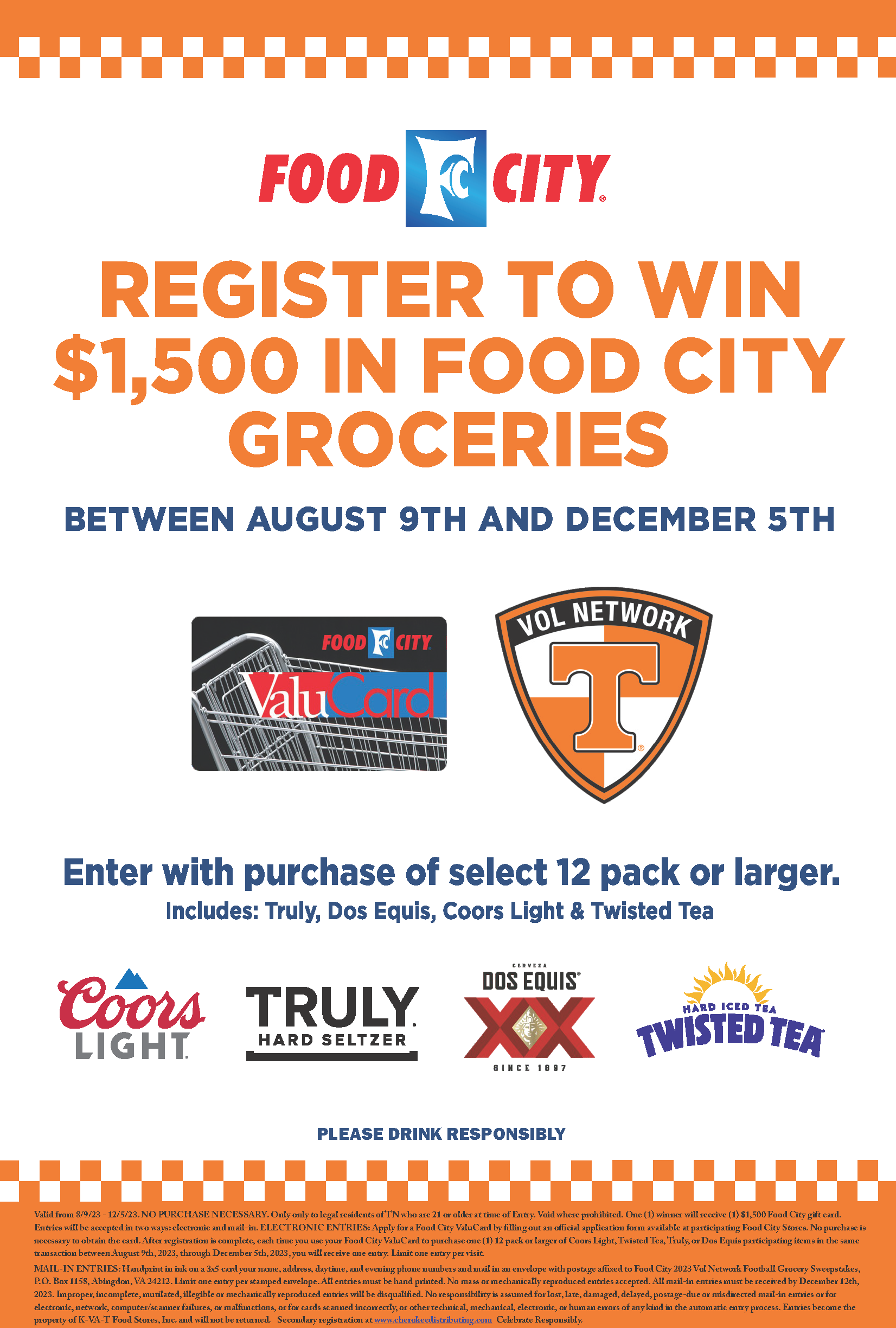 Food City $1,500 Grocery Giveaway 2023